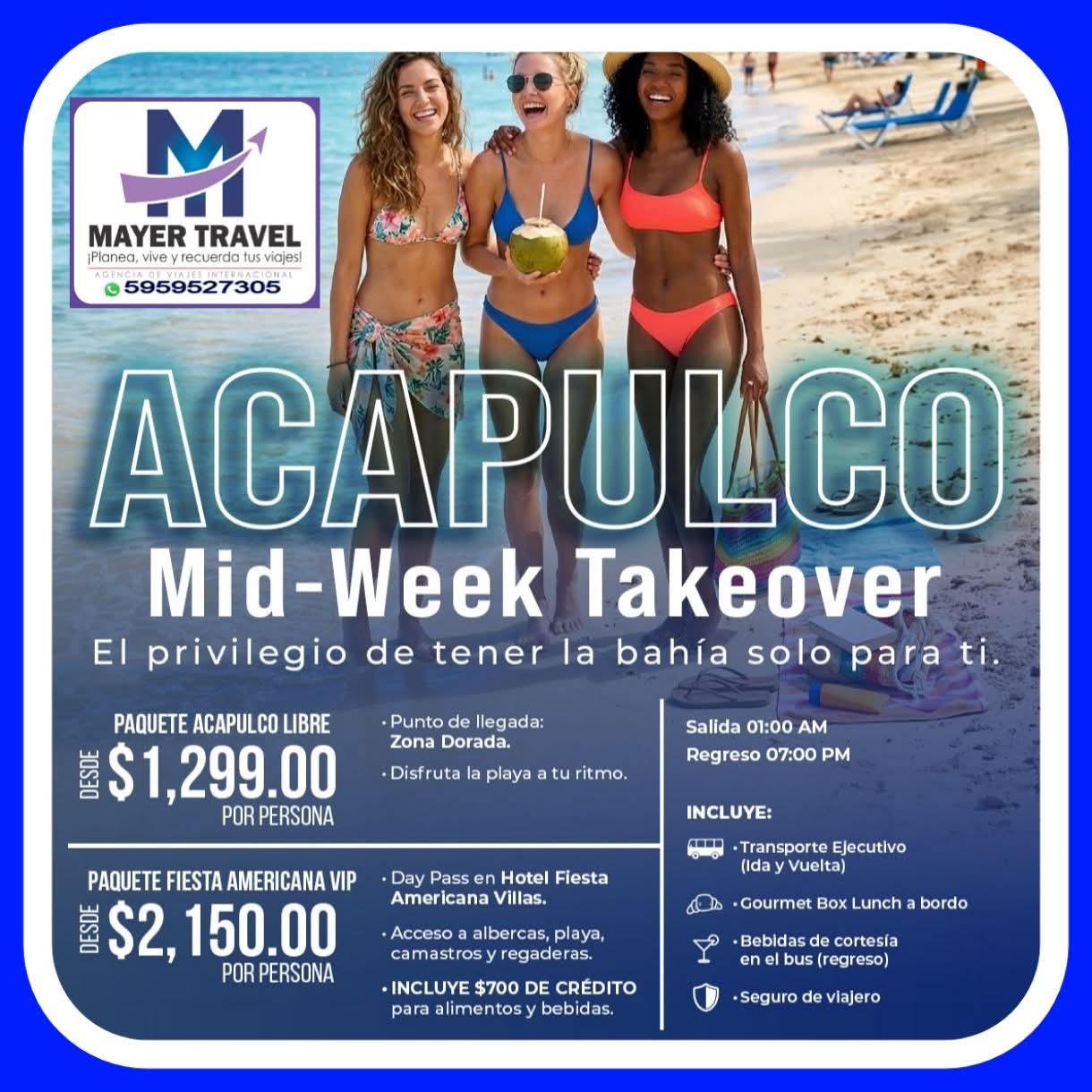 Paquete Acapulco Mayer Travel